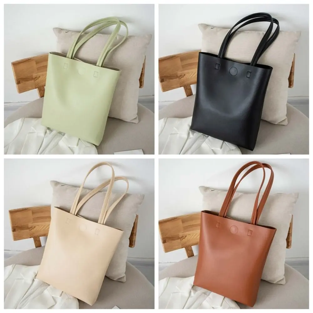 البوليستر لينة بولي Tote حمل حقيبة جيوب سعة كبيرة بلون حقيبة يد مكافحة سبلاش المياه النمط الياباني الربيع الصيف حقيبة المرأة