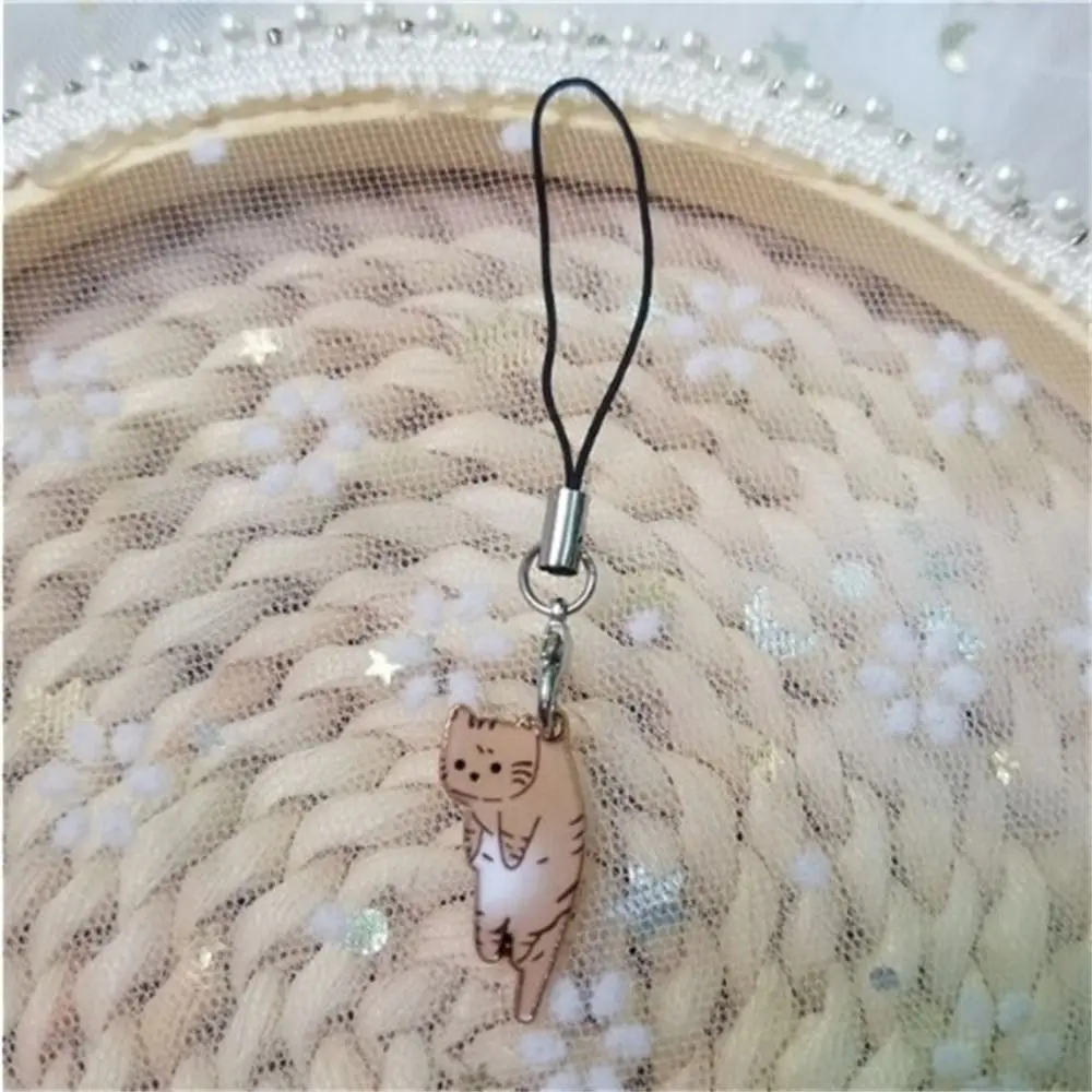

Cartoon Telephone Chain Metal Keychains Bag Charms Mobile Phone Strap Phone Hanging Charms Phone Lanyards Cat Phone Strap