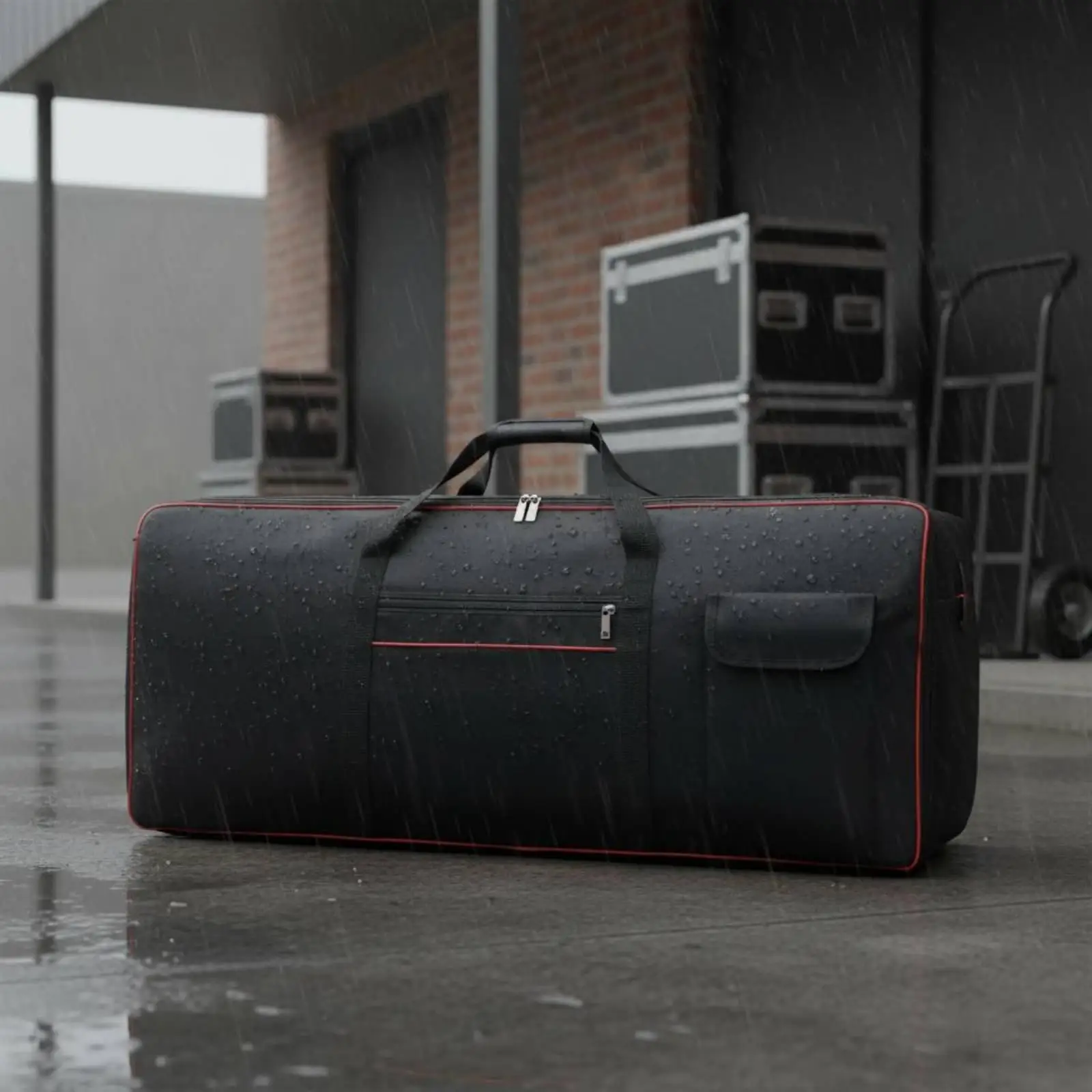 Waterproof Keyboard Case Thickened Oxford Cloth Keyboard Protector Music Instrument Bag for Keyboard Transport and Storage