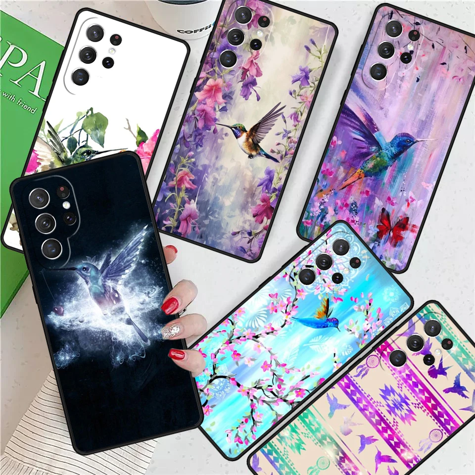 Hummingbird For Samsung Galaxy S24 Ultra S21 S22 S8 S9 S10E Note 10 20 Plus FE S23 Phone case Cover Coque