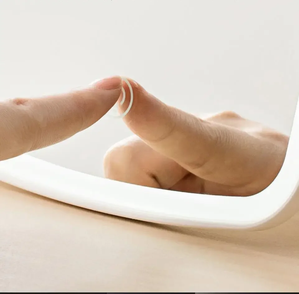 Asli Youpin Cerdas Portable Makeup Cahaya Cermin Desktop Led Adajustable Lipat Lampu Cermin Asrama Desktop