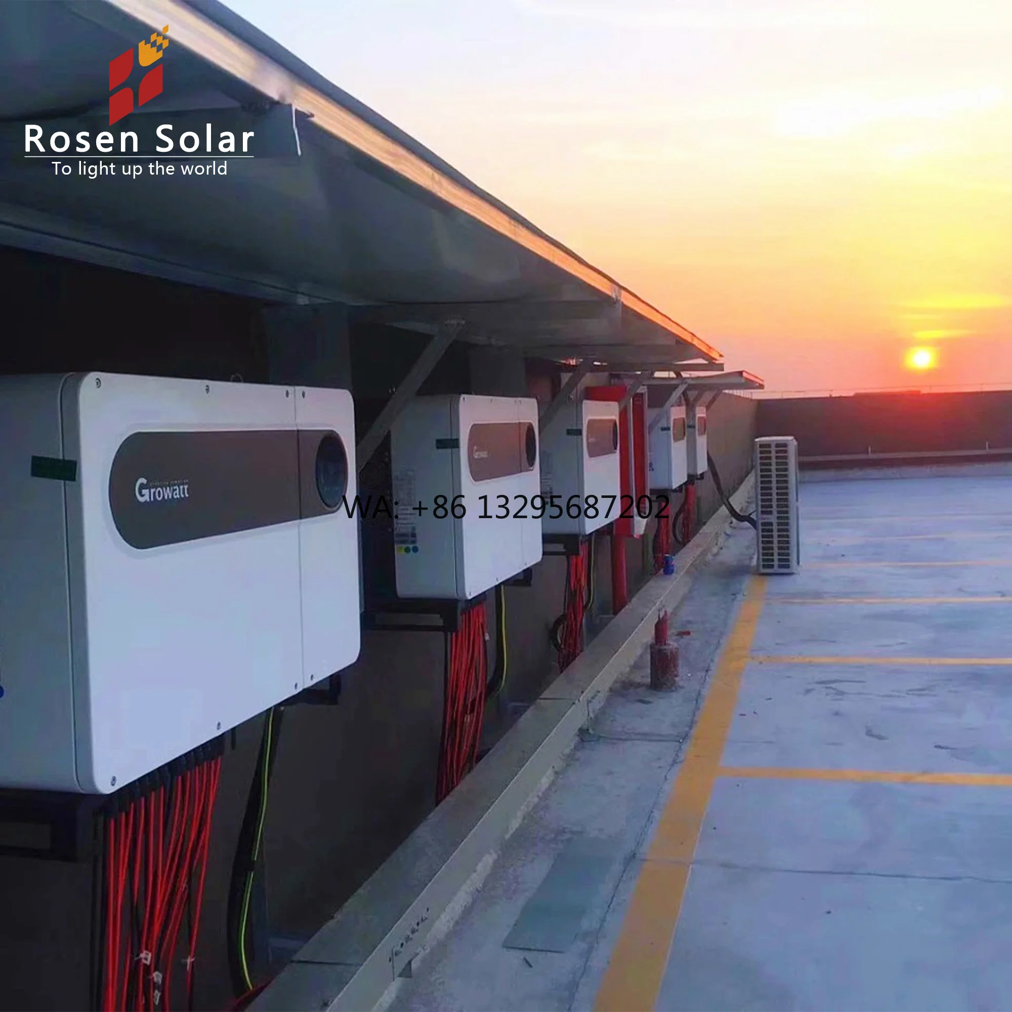 

Commercial on Grid Solar System Solar Panel Kit 100kw 150kw 200kw Grid Tied System