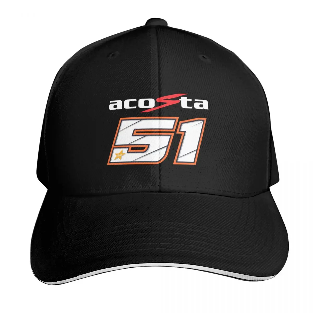 

Pedro Acosta 51 Baseball Cap Cosplay hard hat funny hat golf hat genuine Women's Golf Wear Men's