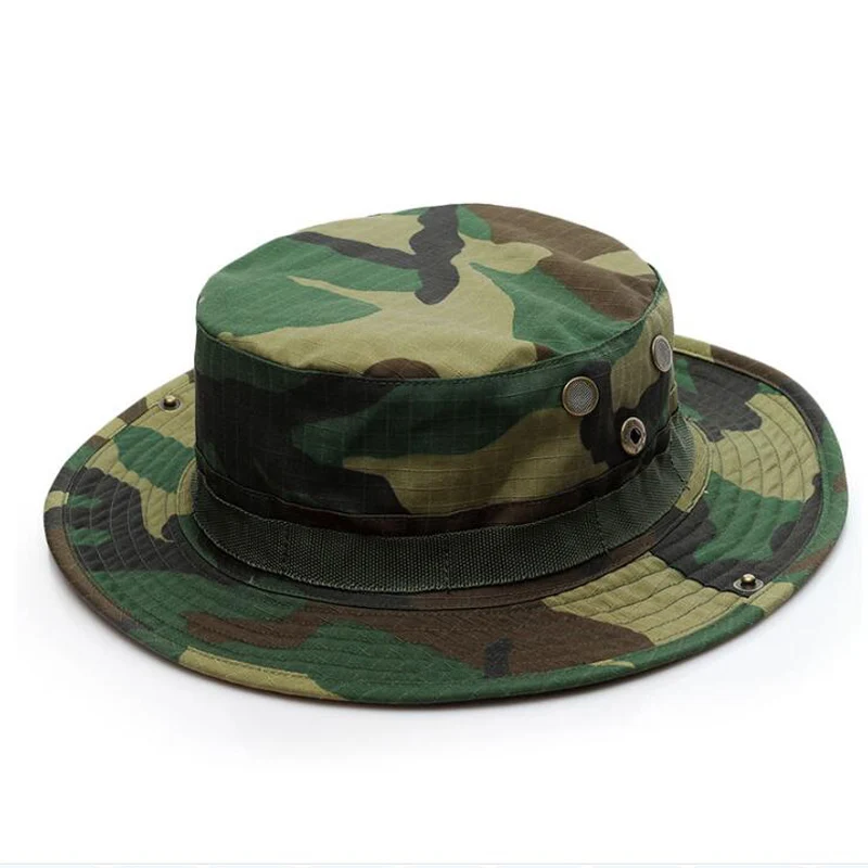 

Лесная камуфляжная тактическая кепка Boonie, панама, камуфляжная мужская кепка для спорта на открытом воздухе, солнцезащитная кепка для рыбалки, пешего туризма, охоты, шапки