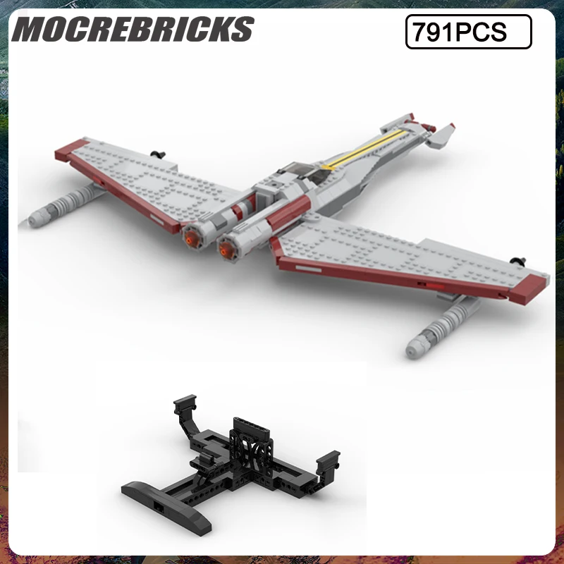 

Space War Series Republic Striker-Class Starfighter Model Assembling Building Blocks Set DIY MOC Children's Toys Christmas Gifts