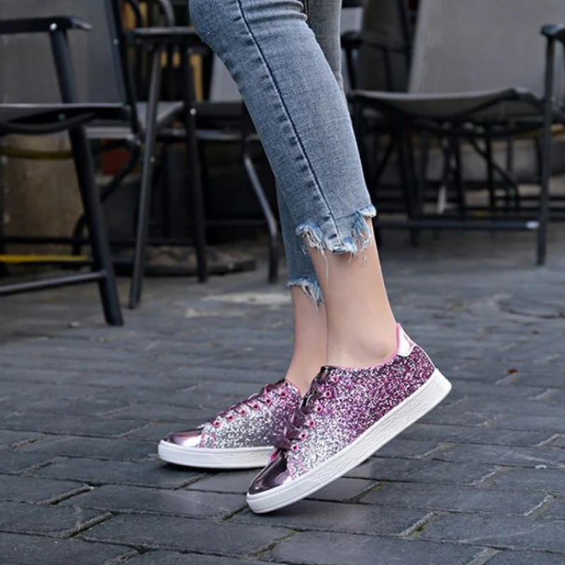 

Korean Stylish Ladies Footwear Lace Up Women's Shoes Daily Routine New Arrival 2024 Aesthetic Comfortable and Elegant Deals In A