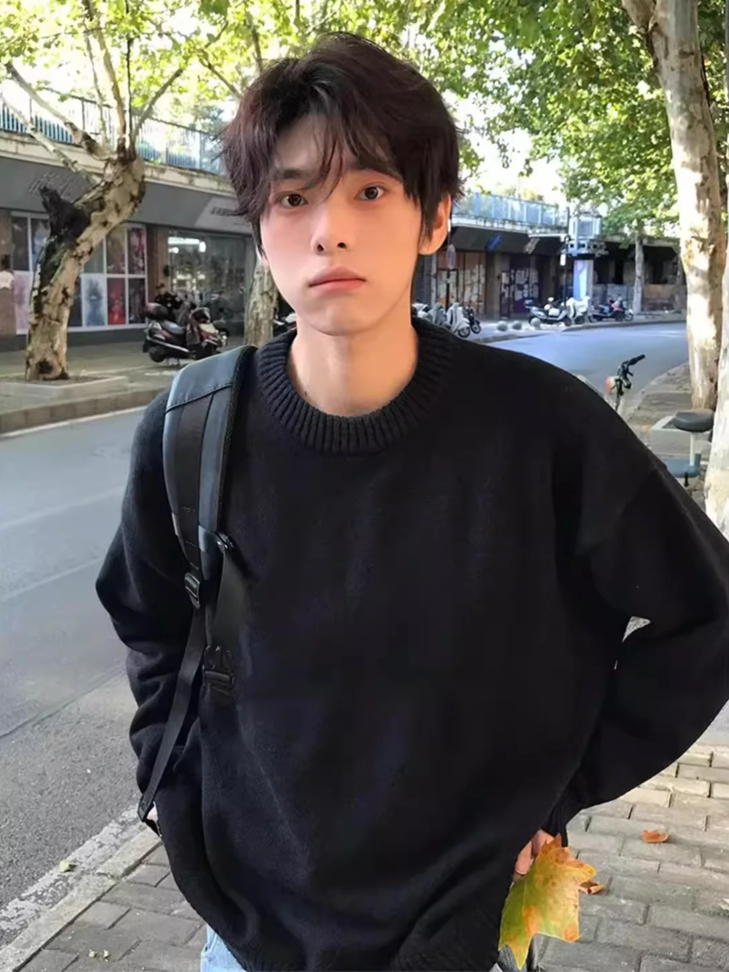 

Bla Fce Lined Knitwear for Boys Winter Casual Inner Wear Base Layer irt Comfortable Soft Polyester Fiber Long Sve