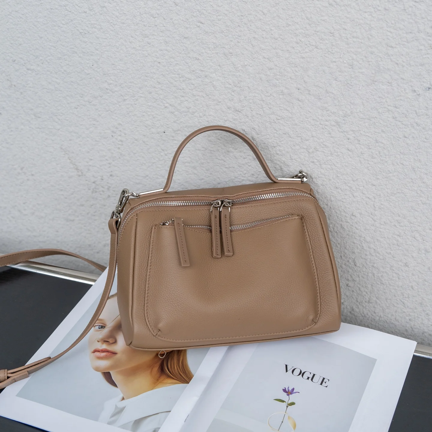 New Women's Spring & Summer Ha - Doctor Bag Leather 评论和价格