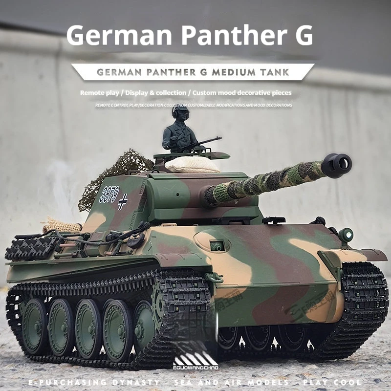 Henglong Rc Tank Large Infrared Battle Shooting Smoke Effect Crawler Rechargeable Military Model Vehicle For Hobby Adults 2026