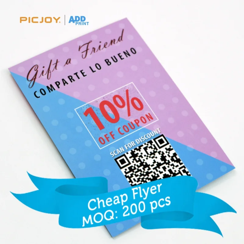 

50 0.Zhang.Custom.Customized design 10.5*15cm double side shopping coupon printed in color