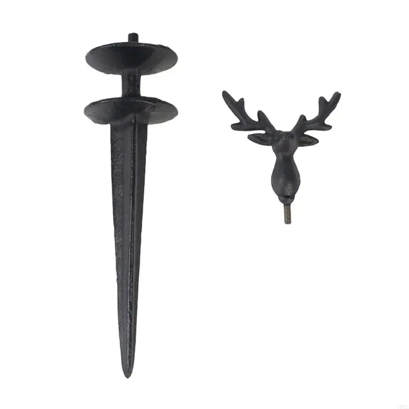 Artistic Iron Garden Hose Stand Including Single Bird Design J0MC