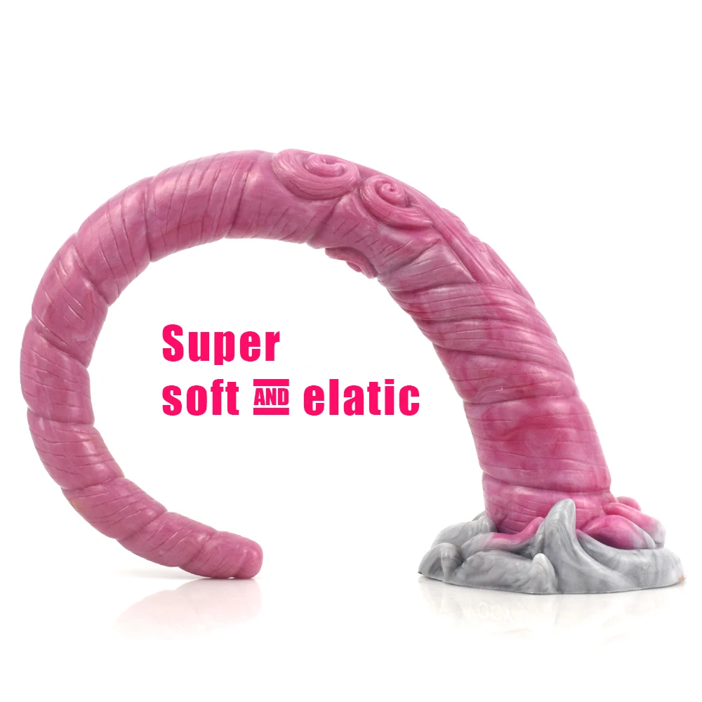 YESBUY-consolador súper largo de silicona para pene de unicornio, pulg a tope para hombre y mujer, estimulador del punto G de próstata, masturbador, juguete, tienda Sexy