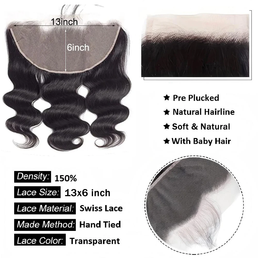 Body Wave 13x4 Lace Frontal Closure