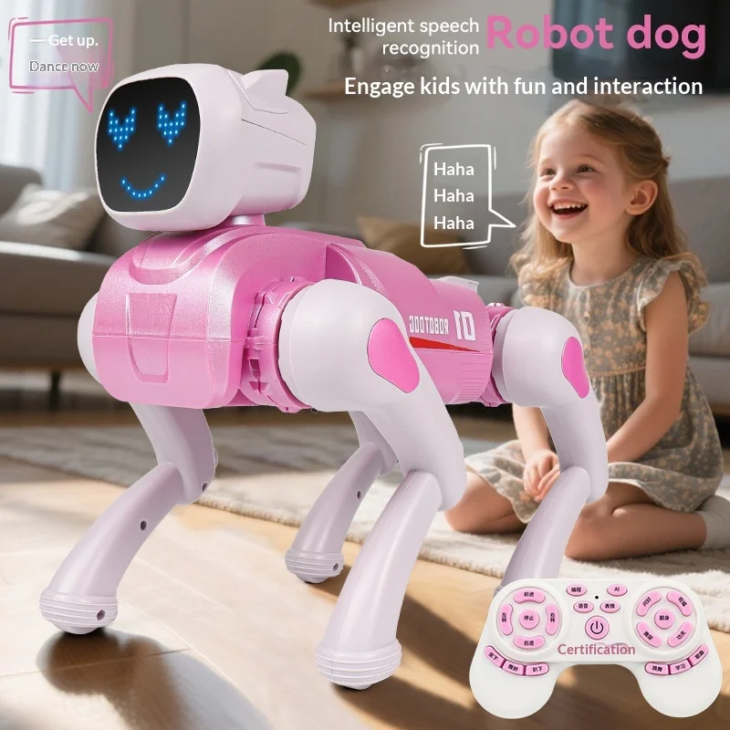 Robot Dog RoboDog D1 Voice Control APP Remote Control Programmable Interactive Electronic Toy Speech Recognition For Kids Gift