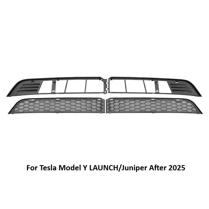 Lower Bumper Anti Insect Net for Tesla Model Y/YL Juniper 2025 Car Anti Dust Proof Inner Vent Grille Insect-proof Front Cover