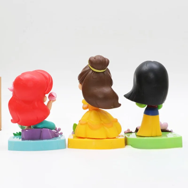 Afbeelding 7: Disney Sneeuwwitte Actiefiguren Pop Cartoon Schattige Kinderen Themafeest Taart Decoratie Auto Interieur Ornament Meisjes Verjaardagscadeaus