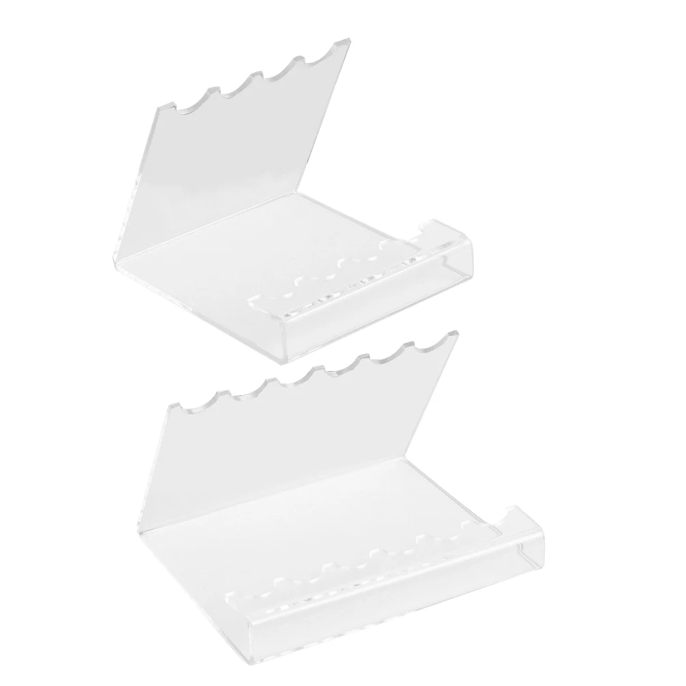 

2pcs Pen Holder Transparent Acrylic Makeup ganizer Clear Display Rack for Desk Marker Storage Pencil Brush Holder Desk ganizer