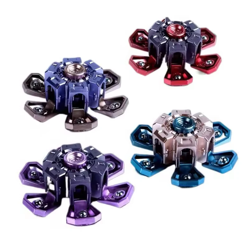 EDC Fidget Roterende Vingertop Gyroscoop Spinner DIY Creatieve Fidget Speelgoed Hand Spinner Stress Relief Speelgoed Voor Volwassen Verjaardagscadeautjes