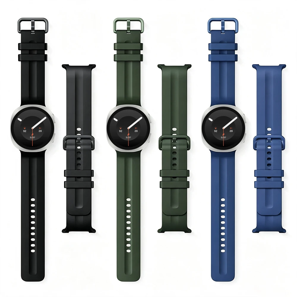 Silicone Watch Strap For Samsung Galaxy Watch 9 8 40/44/46mm Simple Bracelet Correa Accessories Sports Casual Replace Wristbands