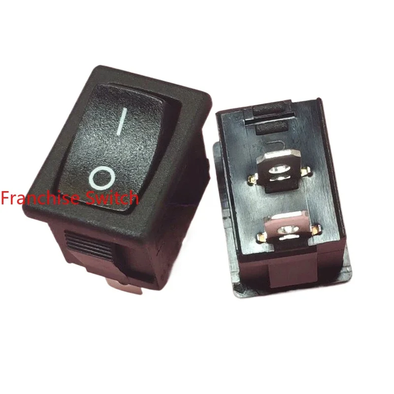 

10 шт. 861DW оригинальный импортный двухфутовый черный переключатель, печатный ввод/вывод 6A250V