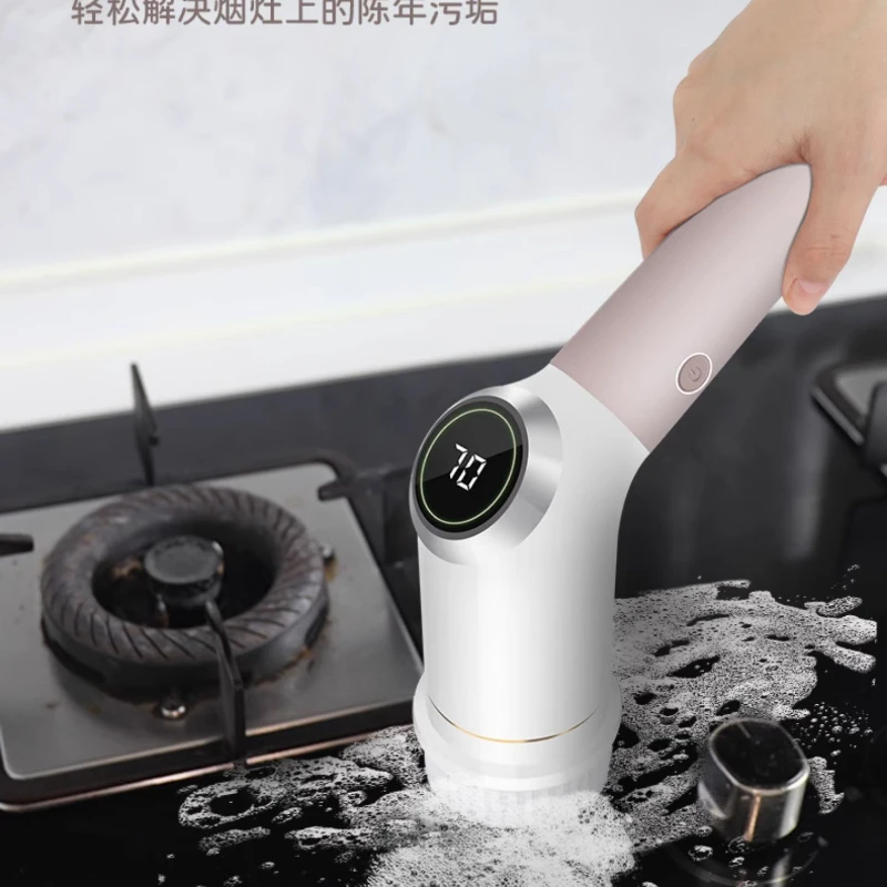 Electric Cleaning Brush Multifunctional Home Bathroom Shower Room Long Handle Long Pole Floor Tile Toilet Kitchen Brush