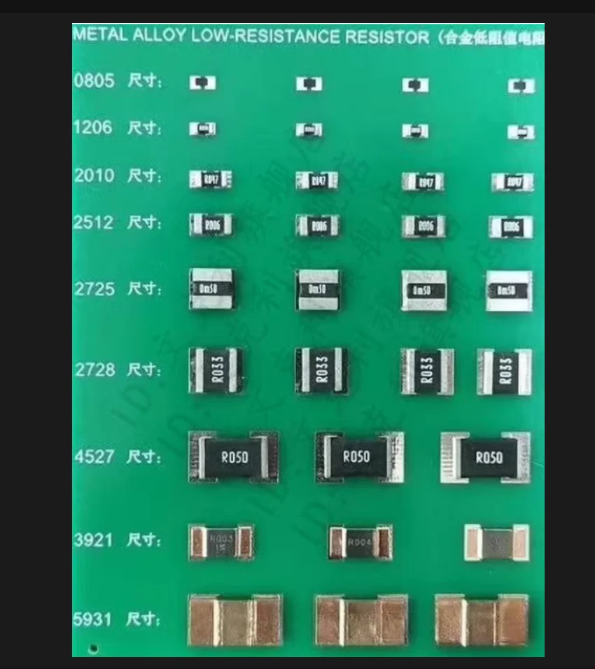 10pcs/lot 3921 5W  R0007, R0082, R001, R003, R004, 0M50, 2M50 Surface-mounted manganese-copper shunt sampling resistors