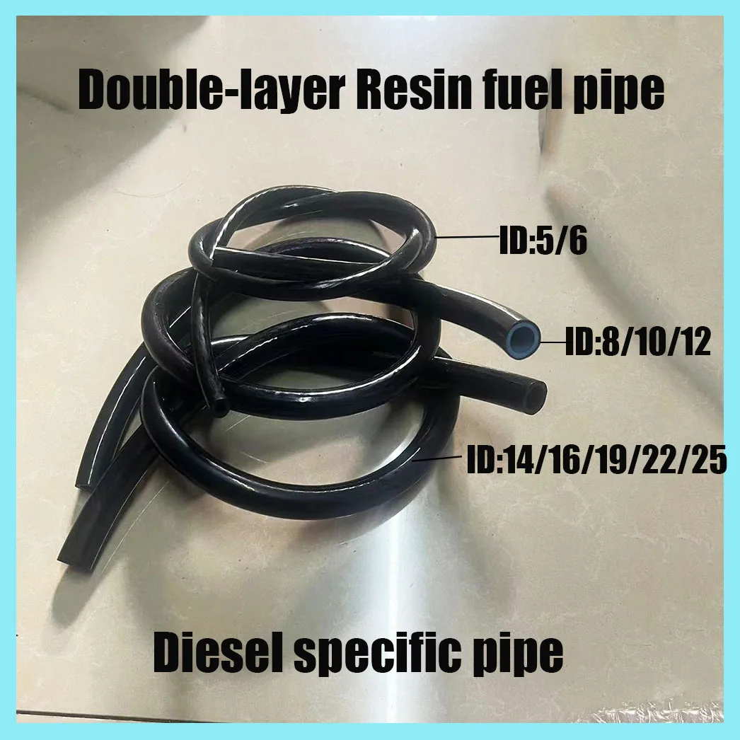 Black/Blue Core High voltage explosion-proof resin pipe engine Fuel pipeTransfer High and low temperature resistant diesel hose