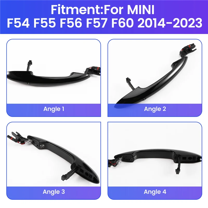 

Exterior Door Handle Comfort Access For BMW MINI F54 F55 F56 F57 F60 2014-2023 Door Pull W/Key Button