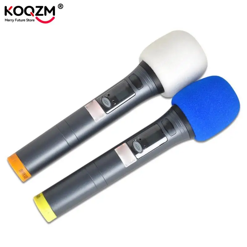 1pc Mix Colors Sponge Microphone Set Replacement Foam DJ Stage Windshield Wind Shield Cover Thick Washable