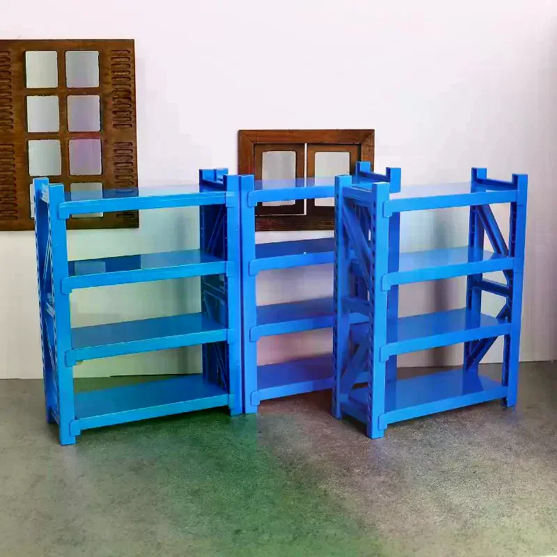 1/12 maison de poupée Simulation étagères de rangement entrepôt supports modèle maison de poupée Mini meubles décoration maison de poupées accessoires