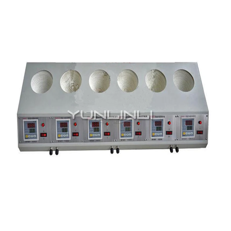 HOT 220v Electrical Heating Sleeves 6 Holes Intelligent Digital Display Multiple Electrical Heating Sleeve ZNHW-DL