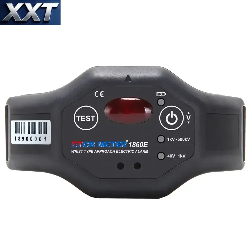 XXT ETCR EM1860E H L Voltage Gear Switchable 1kV-500kV 40V-1kV Audible Visual Alarm Wrist Type Approach Electric Alarm