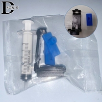 1 Set Universal DIY Ink Cartridge Clamp Absorption Clip Pumping Ink Refill Tool With 5ML Syringe Needles Kits For Canon HP