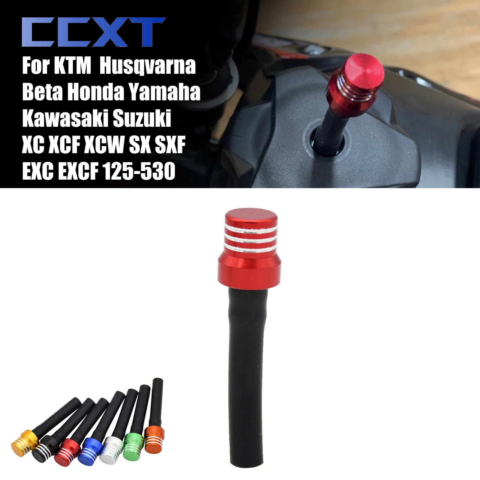 

Fuel Tank Gas Fuel Cap Valve Vent Breather Tube For Honda Kawasaki Yamaha Suzuki Beta Husqvarna KTM SX XC XCF XCW EXC EXCF SXF