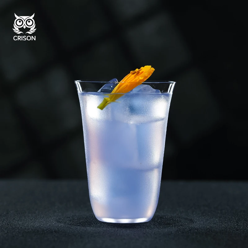 

LD3105 CRISON Long drink cocktail glass/Japanese style crystal glass cup/Collins Glass/drinkware 360ml