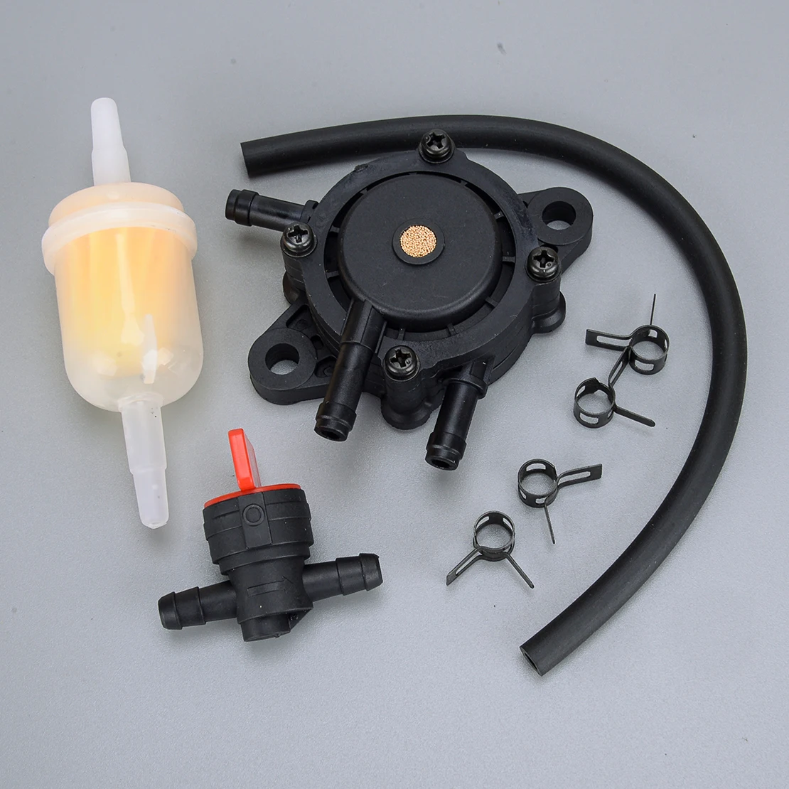 Fuel Pump Filter Valve Kits Fit for John Deere L120 L118 LA120 LA130 LA140 LA145 LA150 Z235 Z245 Z255 Z425 D100 D110 X125 X145
