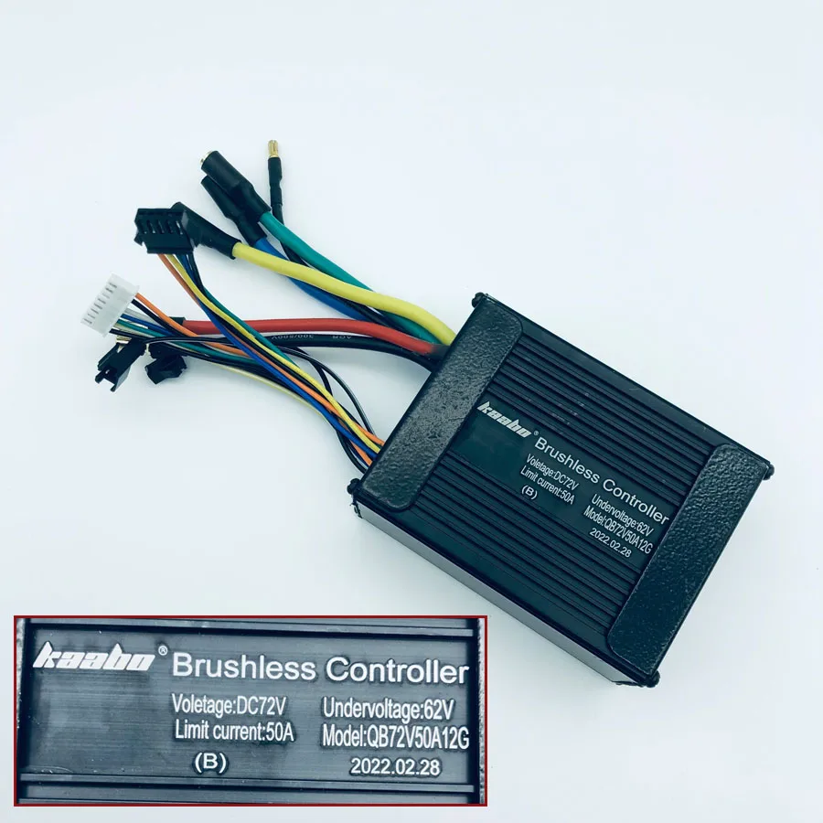 72V50A Sinus Welle Controller 2000W Motor Control 50A TFT Display für 72V Kaabo Wolf König GT PRO Elektrische roller Original Teile