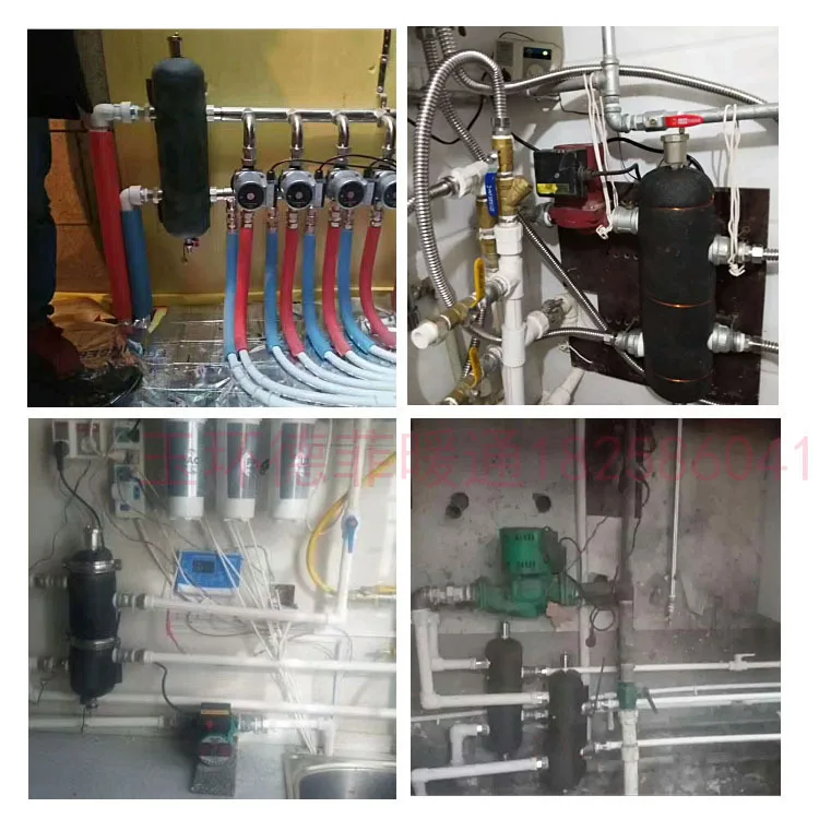 Floor Heating System Stainless Steel Heating Agitator Water Mixing Valve Unit Manifold