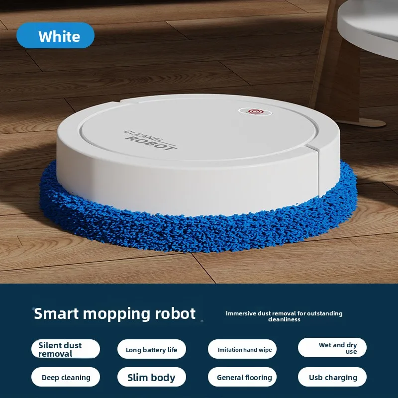 Smart Home Robot Vacuum Cleaner Wet/Dry Dual-Purpose Floor Mopping Home Cleaning Robot for Lazy People view 5