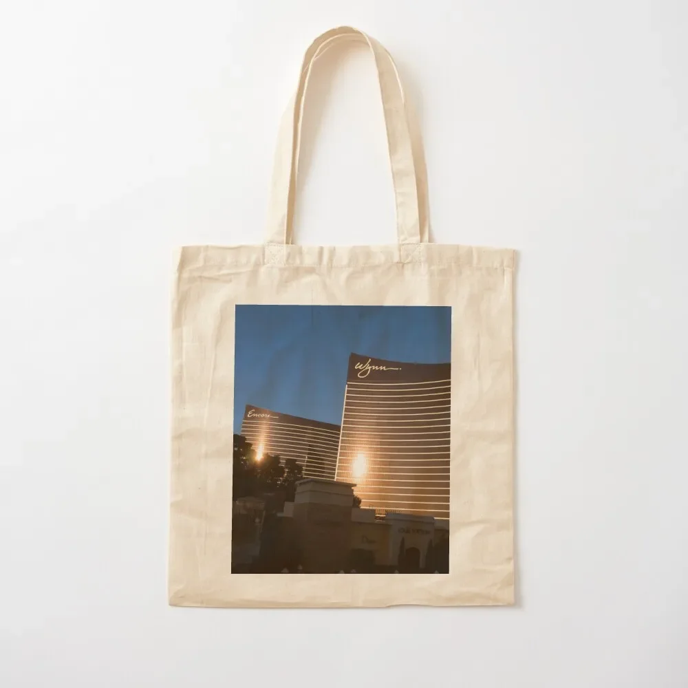 Chocolate Gold Buildings - Wynn and Encore Las Vegas Tote Bag Women's shopping bag shopper bag women canvas the tote