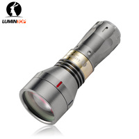 Titanium LEP flashlight Sandblast Lumintop THOR 2 TI version 1700 meters long distance support 18350 18650 battery flashlight