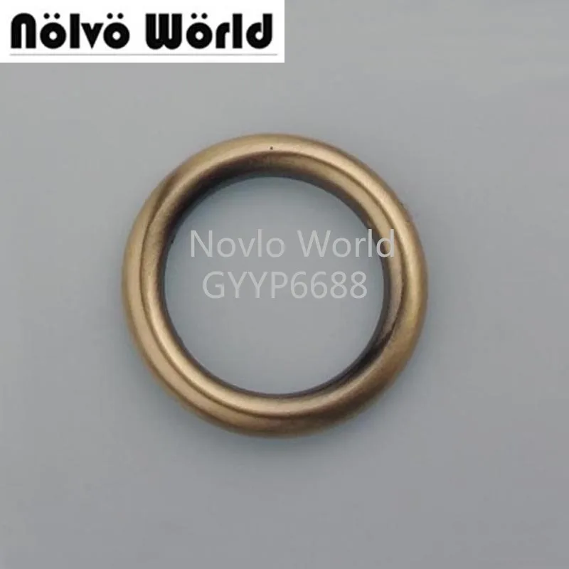 

30pcs 5 colors Welded Rings 5.0mm line 1 inch 2.5cm o rings,DIY accessory alloy metal round edge o ring