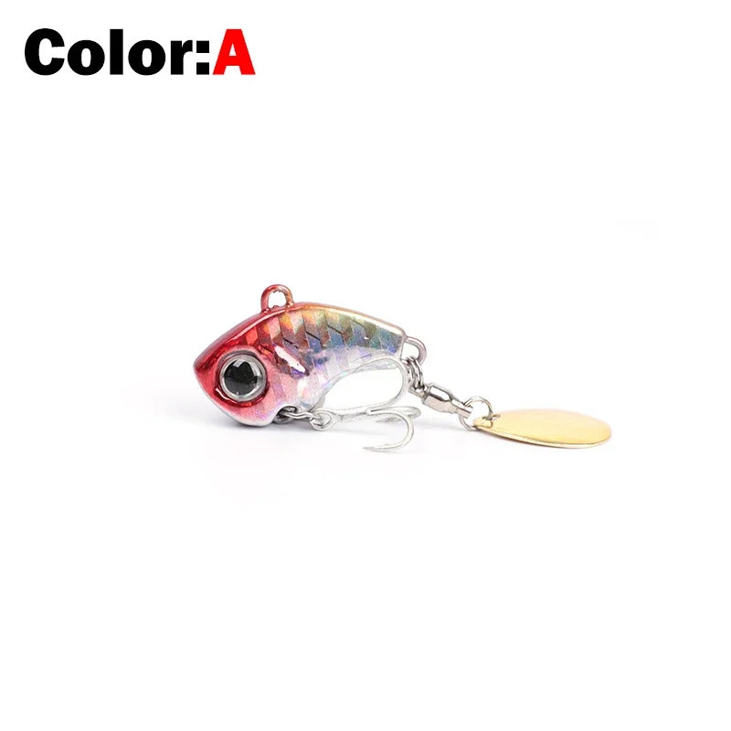OUTKIT Neue Ankunft Metall Mini VIB Mit Löffel Angeln Locken 5-20g Winter Eis Lockt Angelgerät Crankbait vibration Spinner