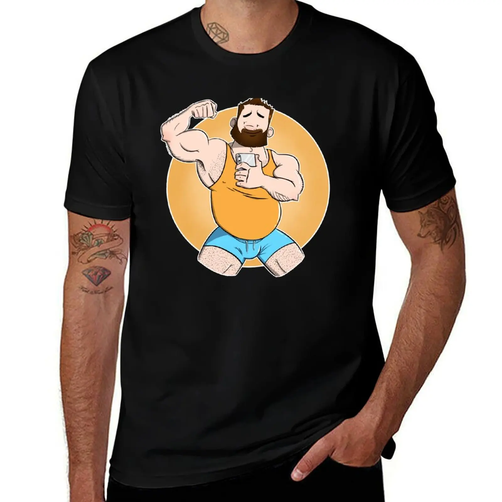 Flexin' T-Shirt Fashion Simple Casual Tee Shirt T-Shirt