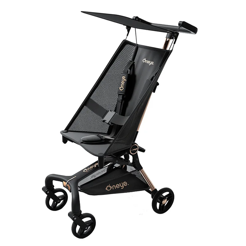عربة أطفال جديدة T2 للجيب للسفر مع عربة أطفال خفيفة الوزن قابلة للطي بأربع عجلات عربة أطفال بمظلة دفع