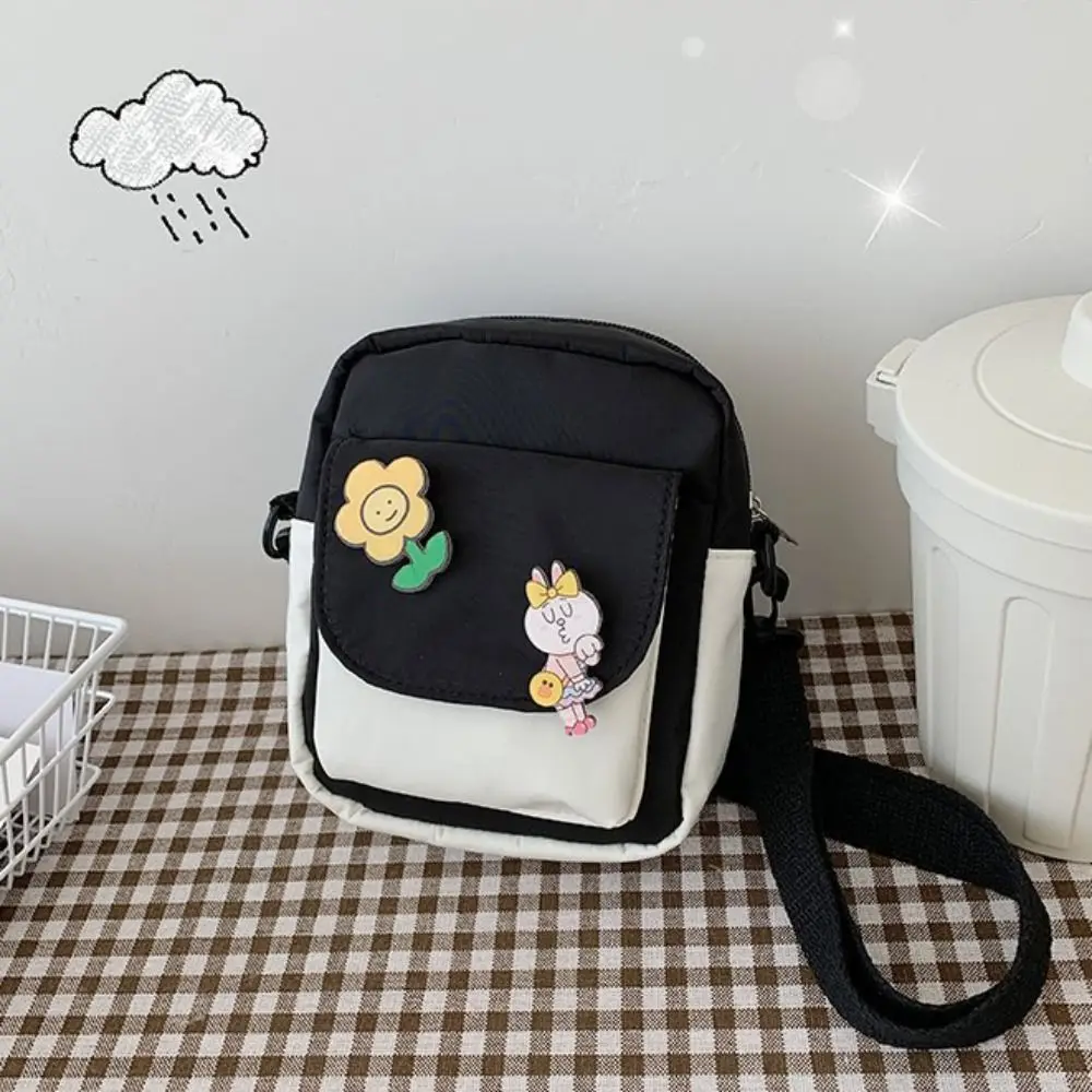 Durable Nylon Mini Shoulder Bags Cute Small Satchel Handbags Little Girls