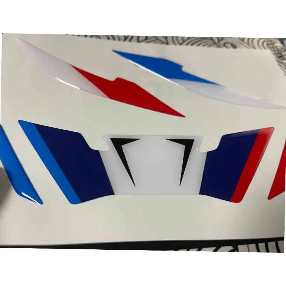 Motorsport 2024 M untuk BMW S1000RR 2023-2024 Kit Stiker Pelindung Cat Gel Pelindung Spoiler Hidung Depan Sepeda Motor