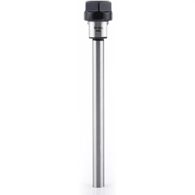 DTA6 C8 ER11A Collet Chuck Holder 8mm Cylindrical Shank with for Nut for CNC Lathe Milling Machine Collet Extension