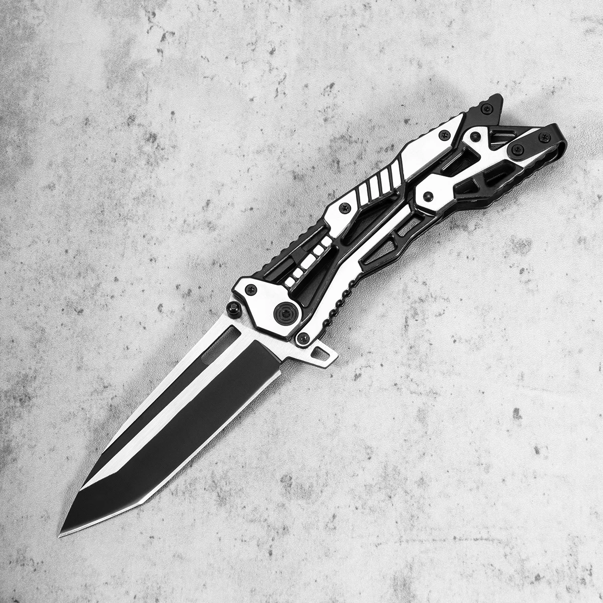 

Multi-Functional EDC Folding Knife 5Cr Blade Steel Handle Outdoor Camping Hunting Survival Everyday Carry Tool