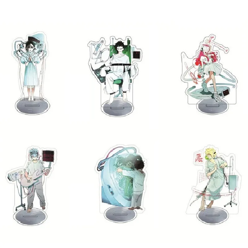 6Style TV ALIEN STAGE Plate Desk Decor Laboratory Standing 2nd Anniversary Mizi Sua Till Ivan Hyuna Luka Acrylic Doll Model Gift